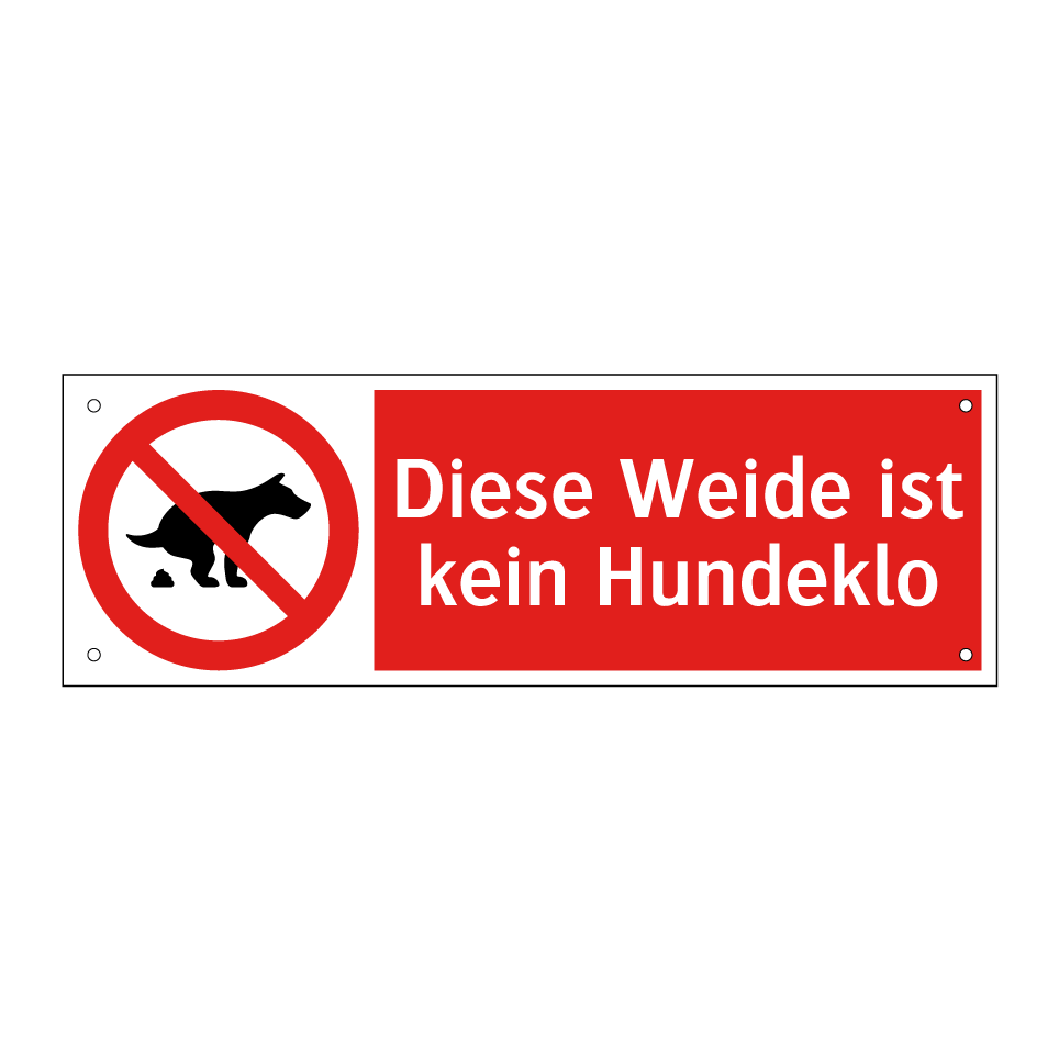 Diese Weide ist kein Hundeklo