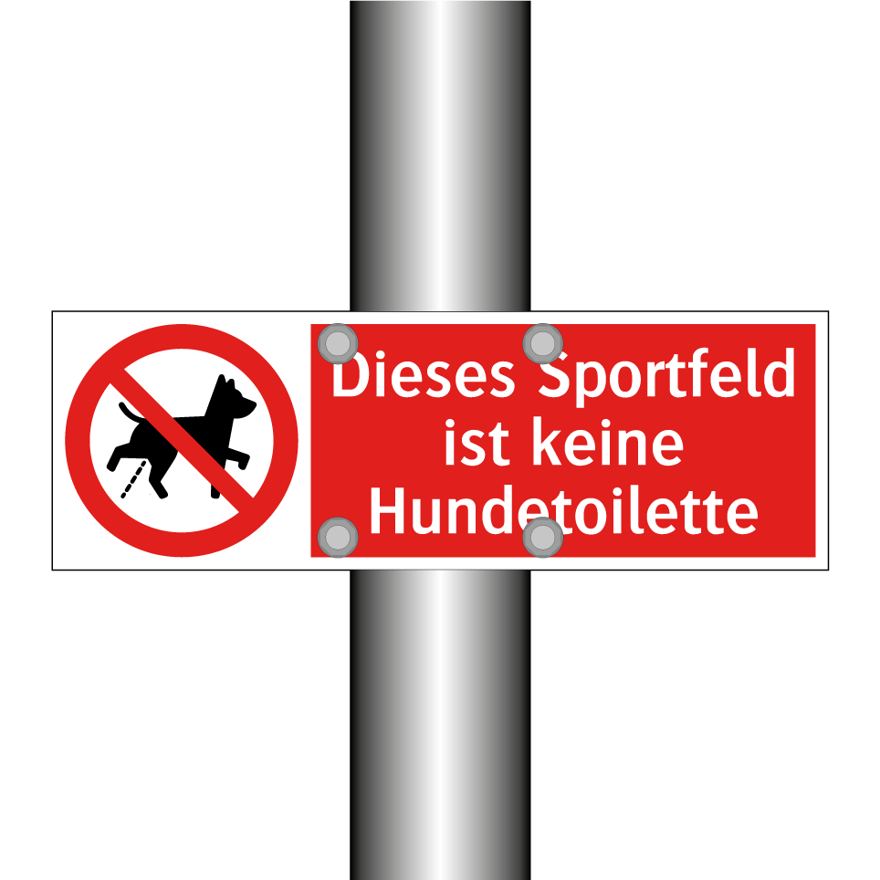 Dieses Sportfeld ist keine Hundetoilette