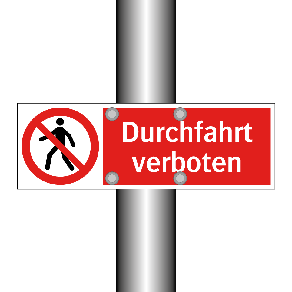 Durchfahrt verboten