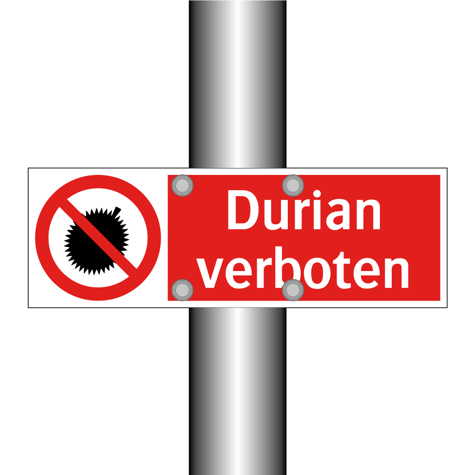 Durian verboten