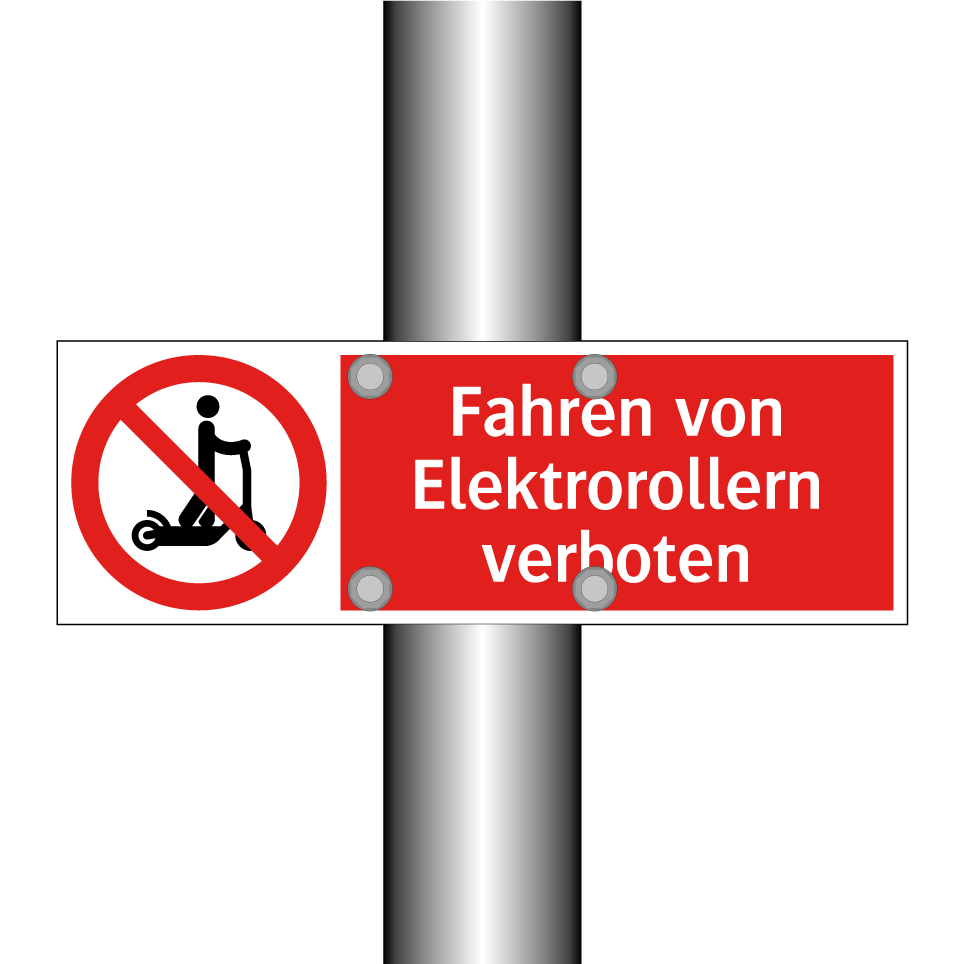 Fahren von Elektrorollern verboten