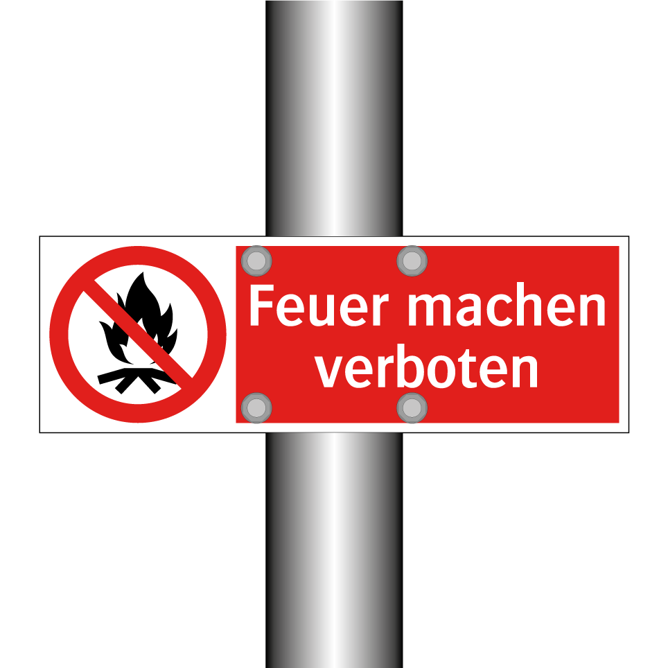 Feuer machen verboten