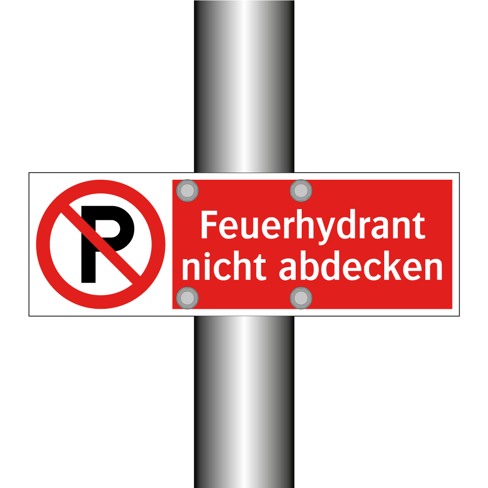 Feuerhydrant nicht abdecken