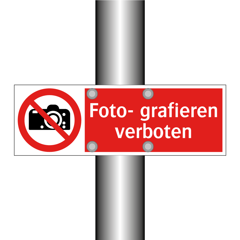 Foto- grafieren verboten
