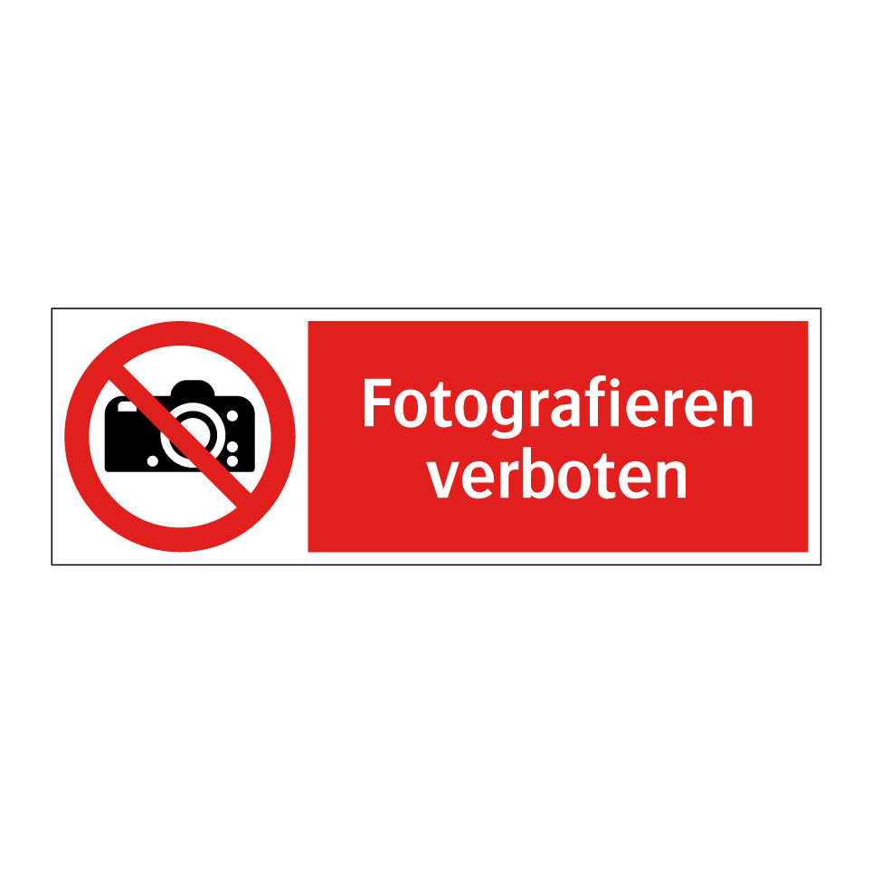 Fotografieren verboten