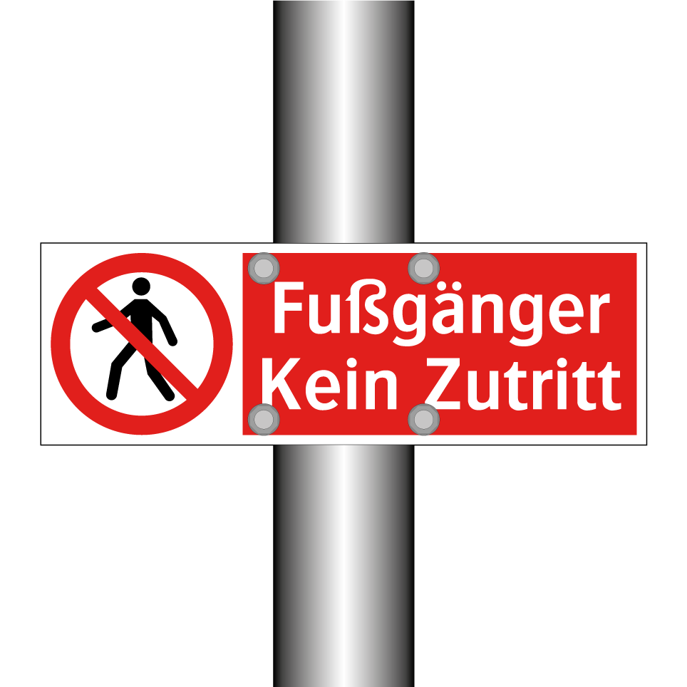 Fußgänger Kein Zutritt