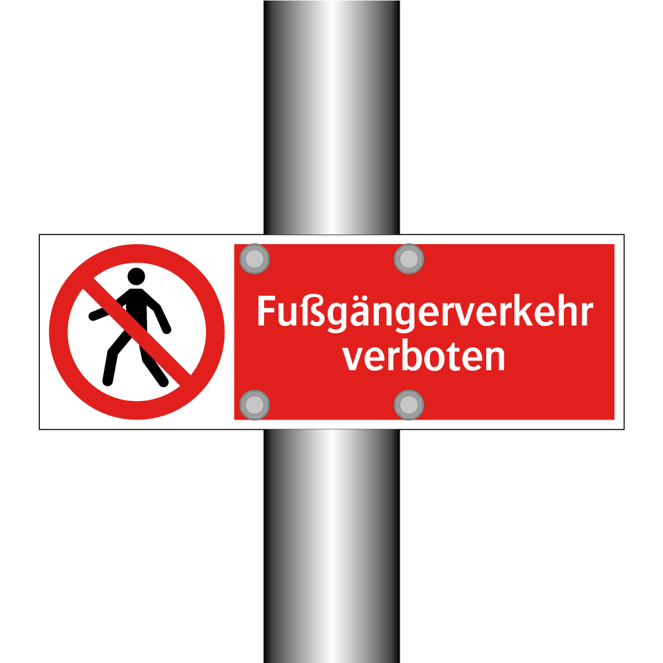 Fußgängerverkehr verboten