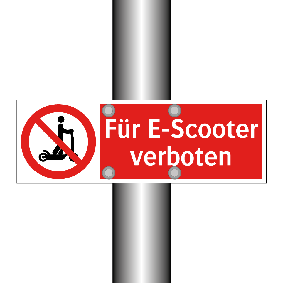 Für E-Scooter verboten