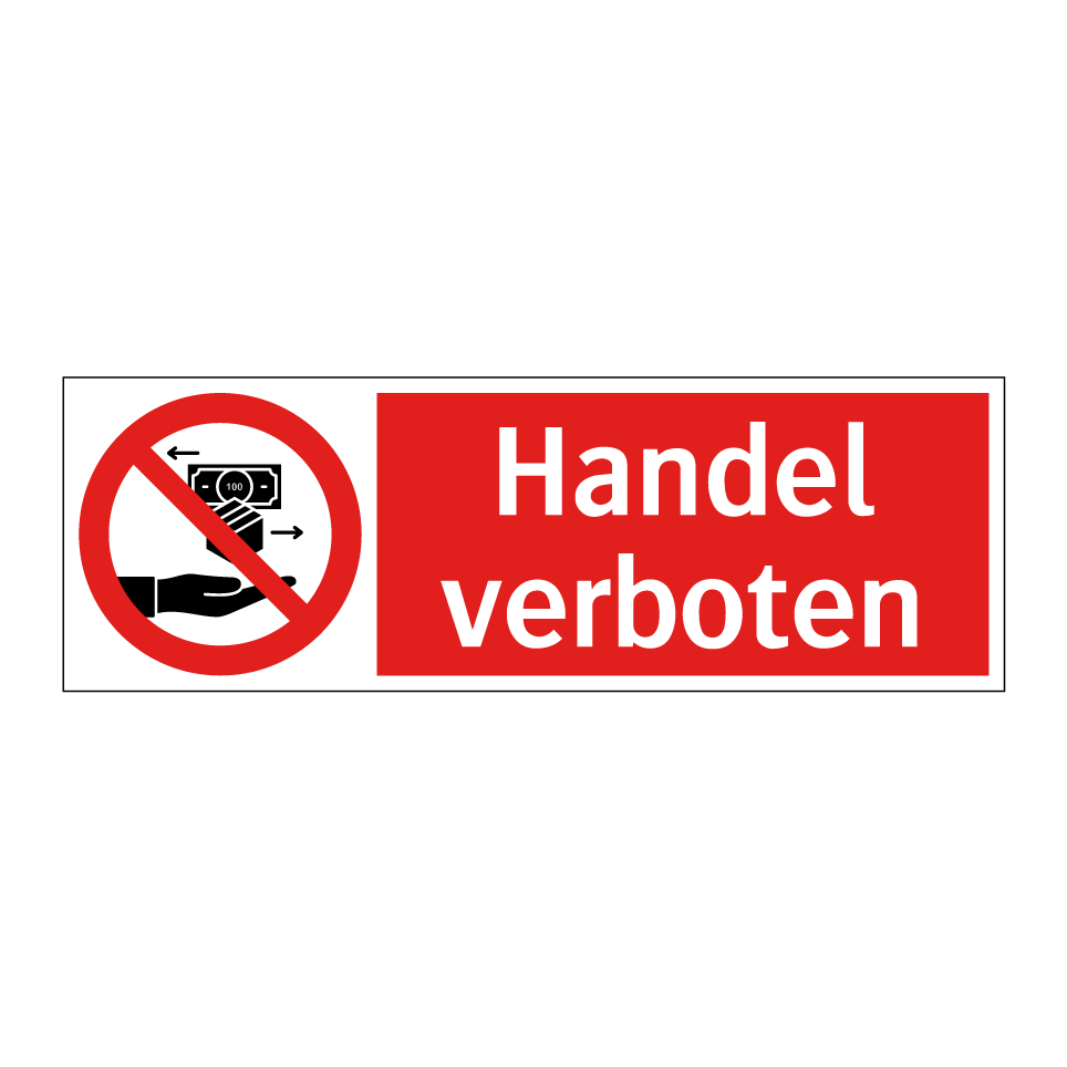 Handel verboten