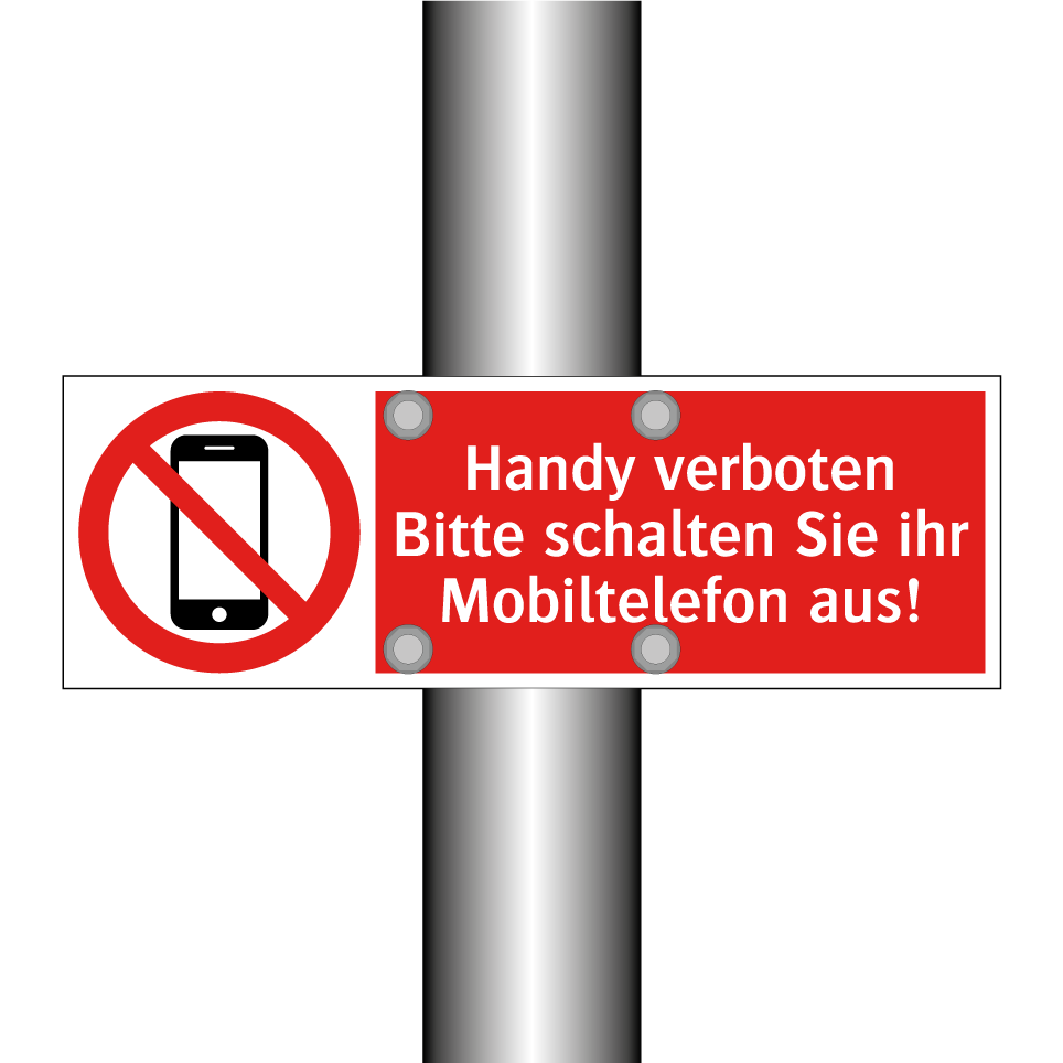 Handy verboten Bitte schalten Sie ihr Mobiltelefon aus!