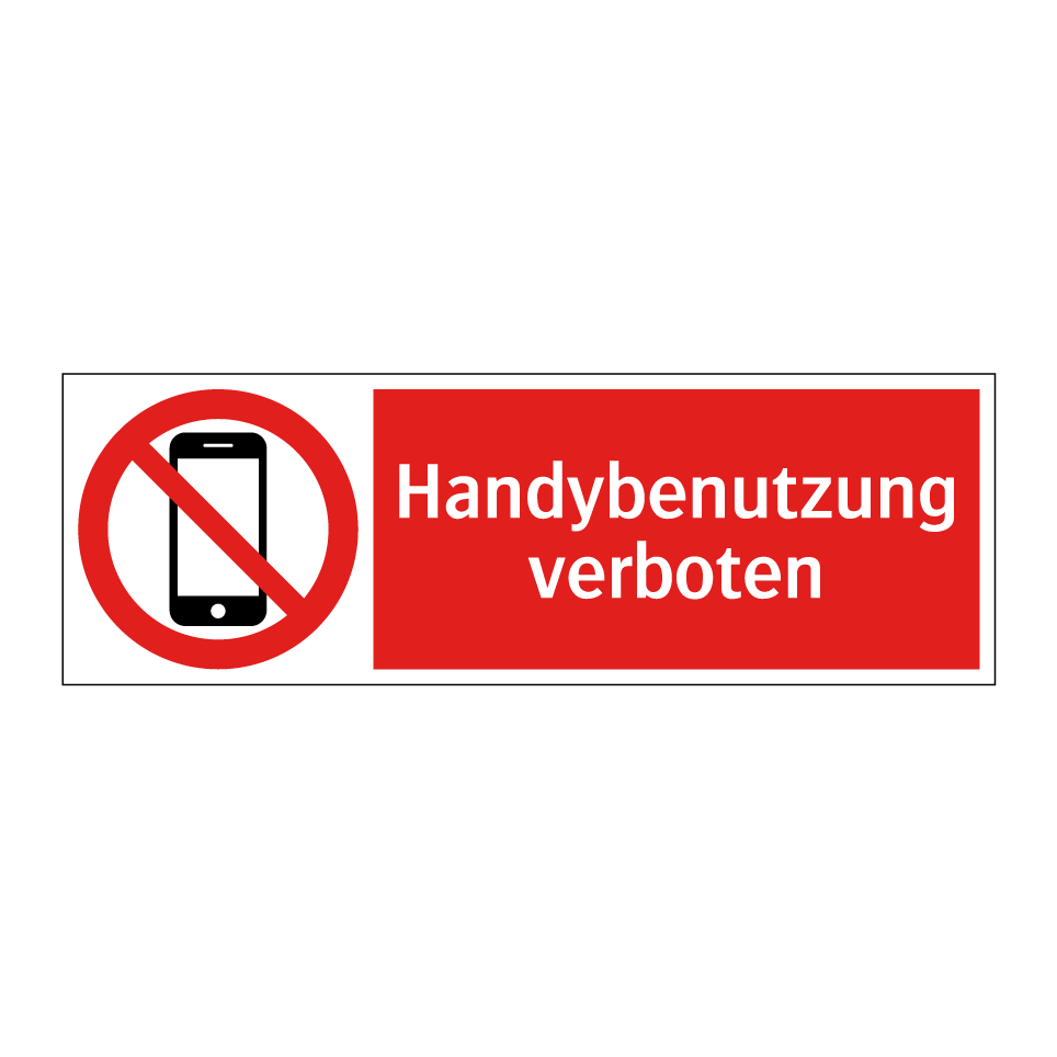 Handybenutzung verboten