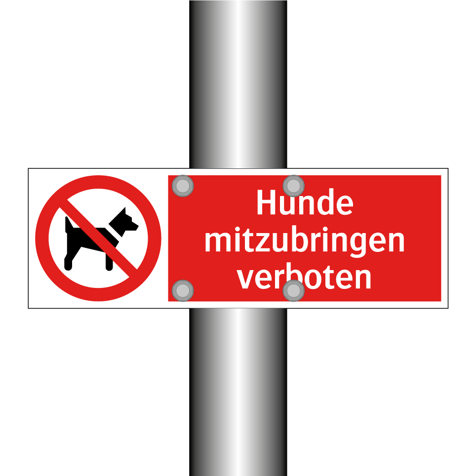 Hunde mitzubringen verboten