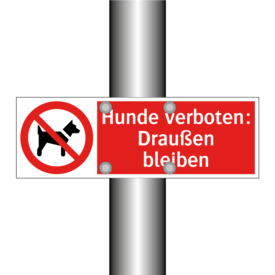 Hunde verboten: Draußen bleiben