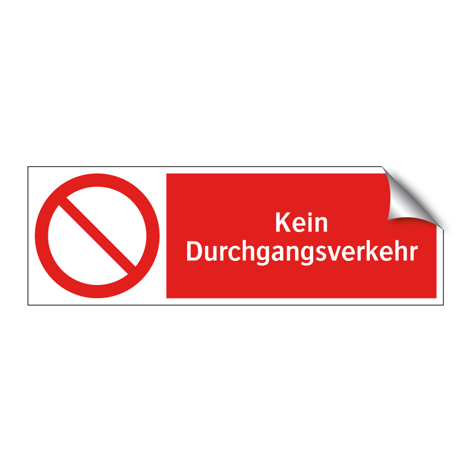 Kein Durchgangsverkehr