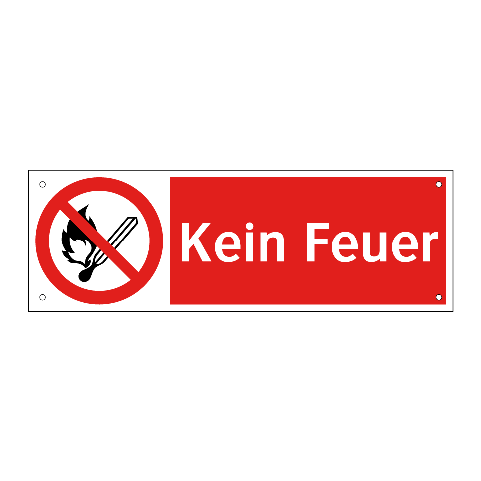 Kein Feuer