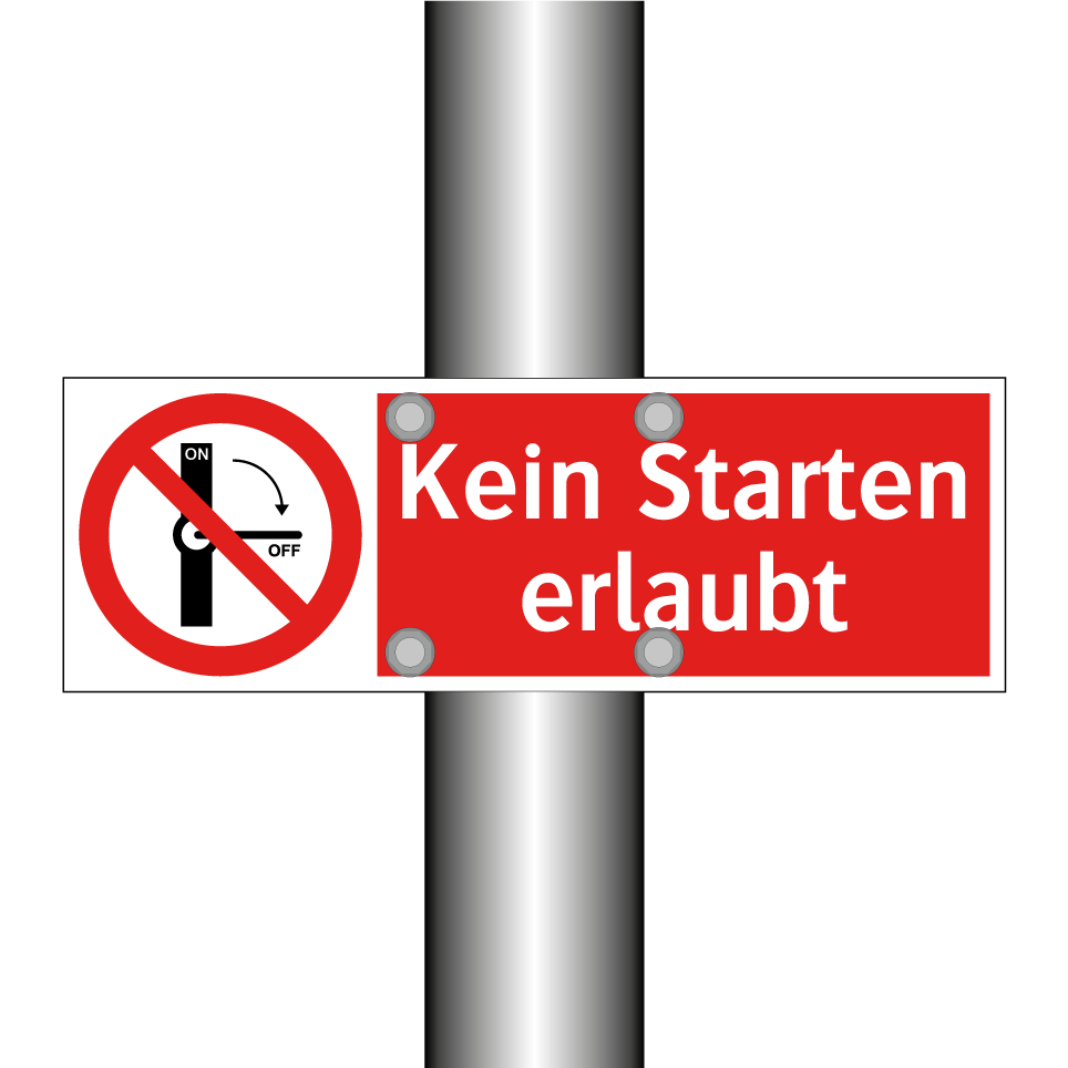 Kein Starten erlaubt