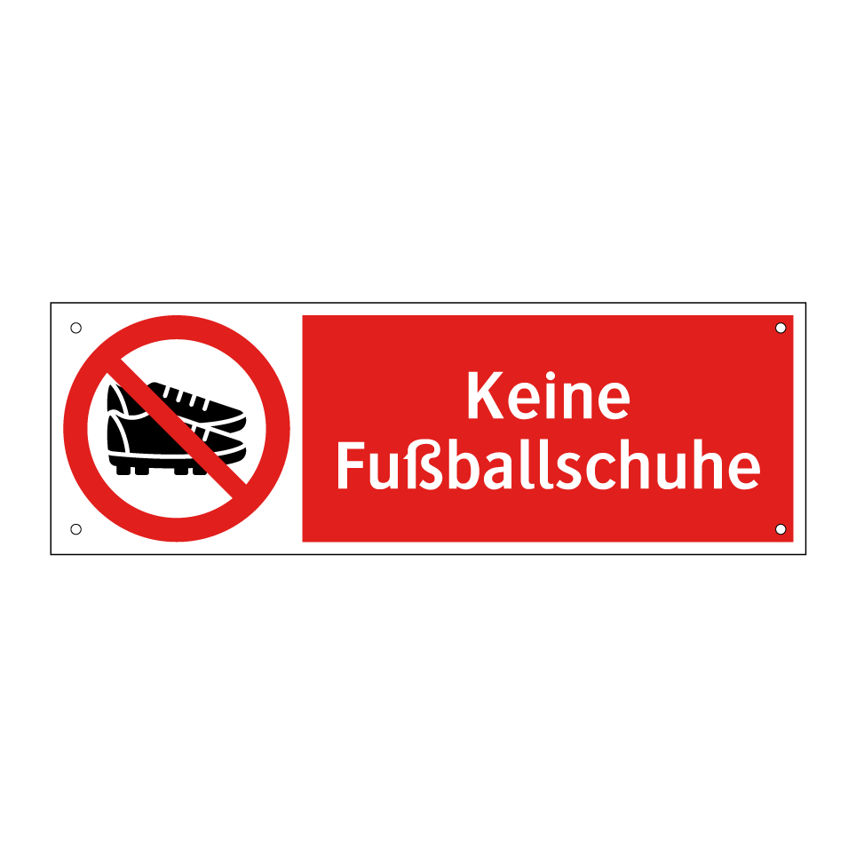 Keine Fußballschuhe