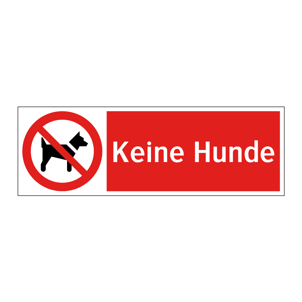 Keine Hunde