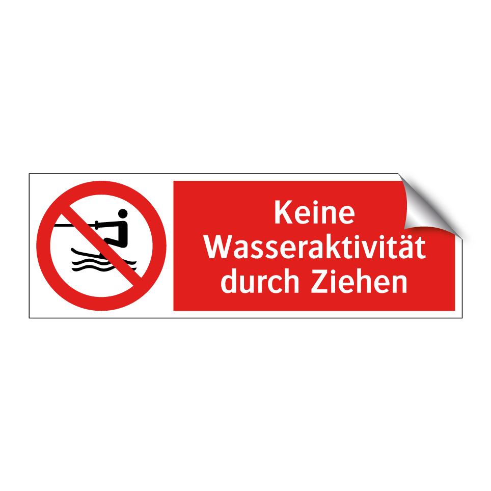 Keine Wasseraktivität durch Ziehen