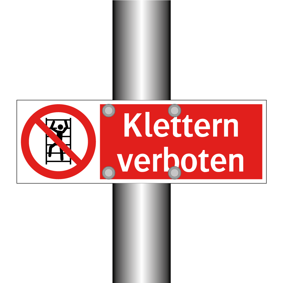 Klettern verboten