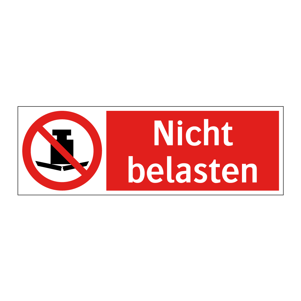 Nicht belasten