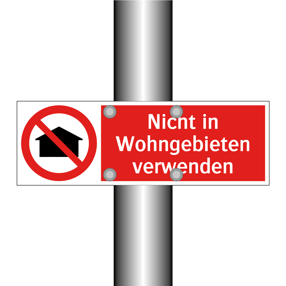 Nicht in Wohngebieten verwenden