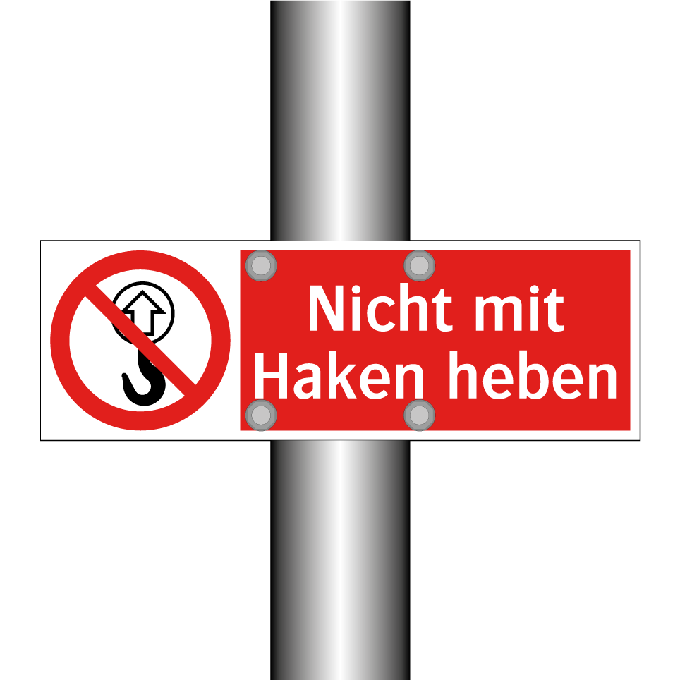 Nicht mit Haken heben