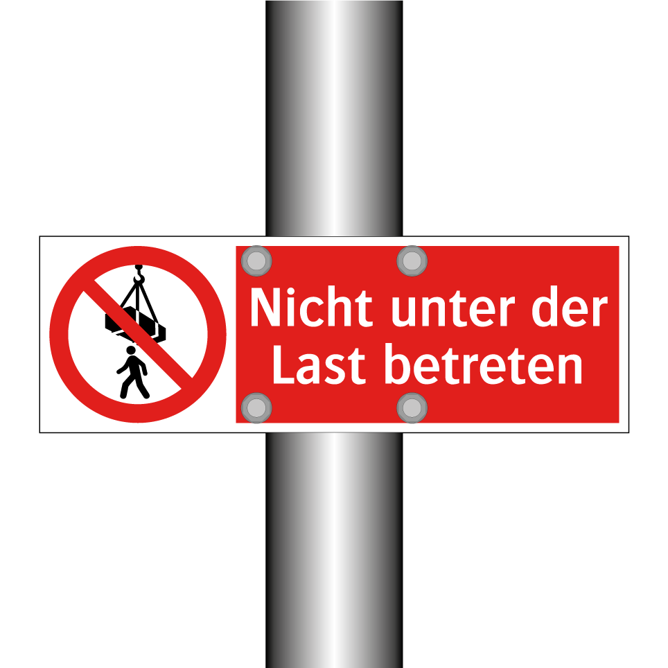 Nicht unter der Last betreten