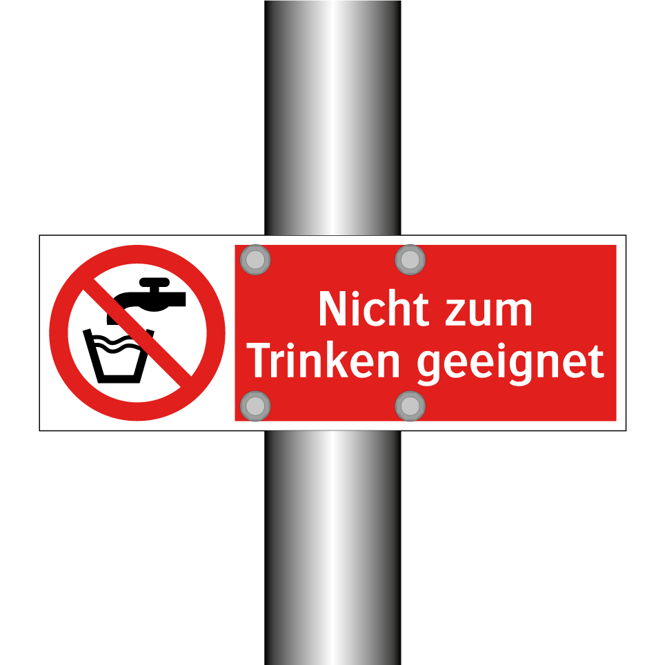 Nicht zum Trinken geeignet
