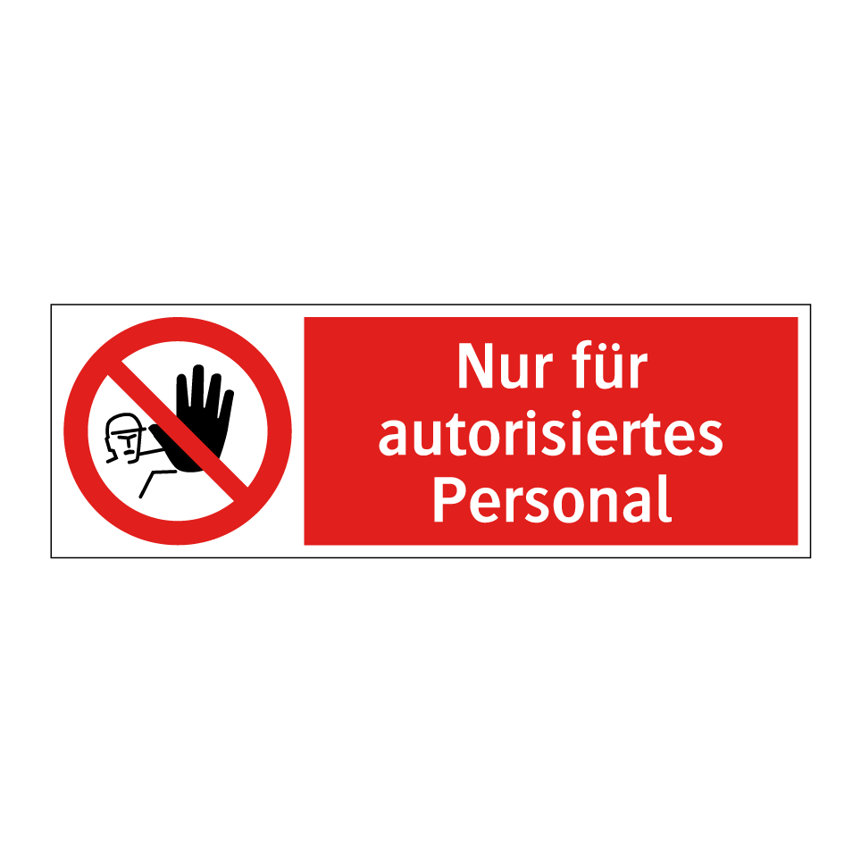 Nur für autorisiertes Personal