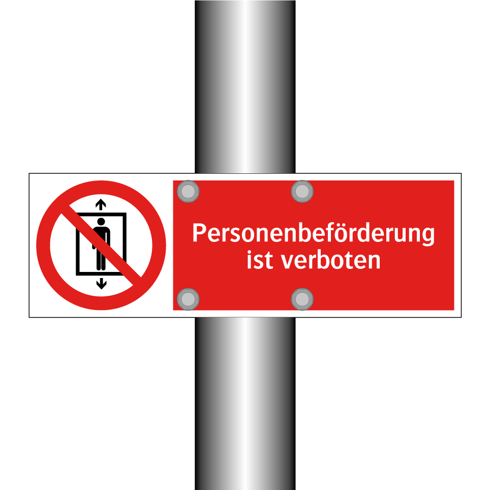 Personenbeförderung ist verboten
