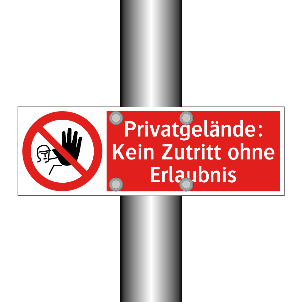 Privatgelände: Kein Zutritt ohne Erlaubnis