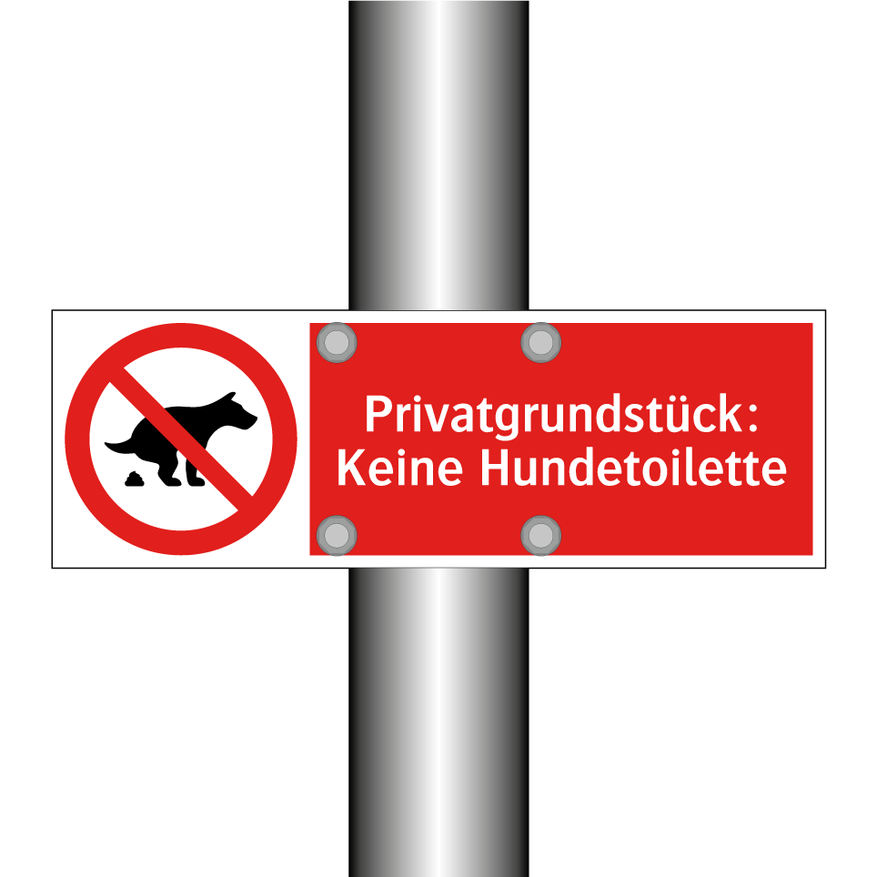 Privatgrundstück: Keine Hundetoilette