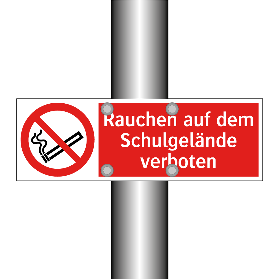 Rauchen auf dem Schulgelände verboten
