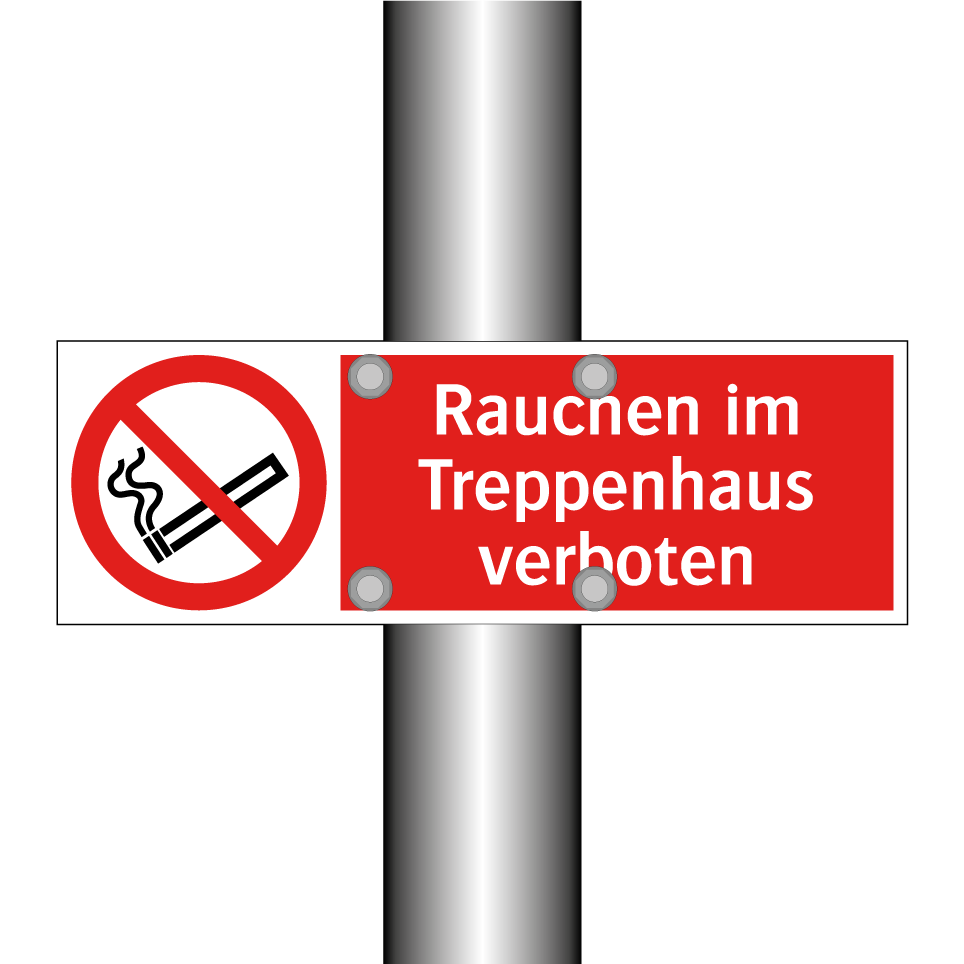 Rauchen im Treppenhaus verboten