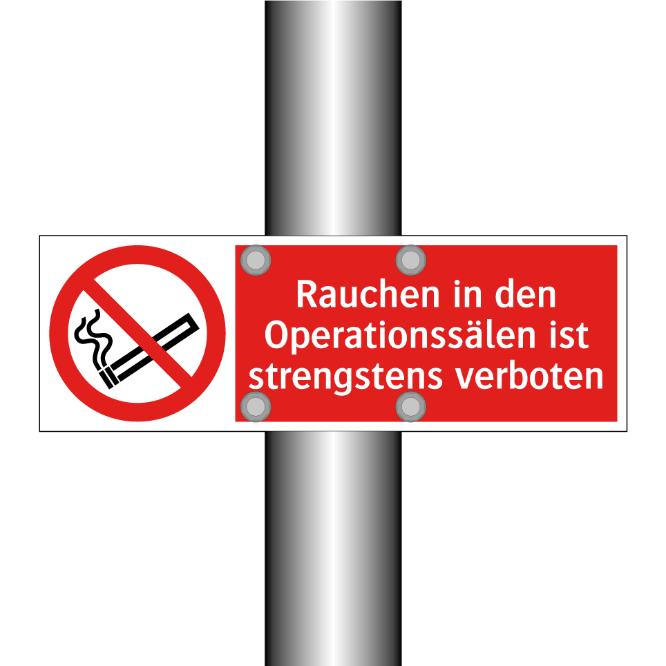 Rauchen in den Operationssälen ist strengstens verboten