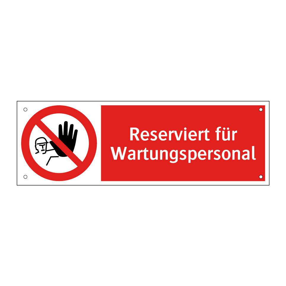 Reserviert für Wartungspersonal