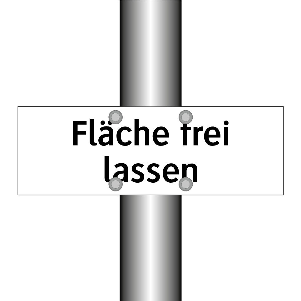 Fläche frei lassen