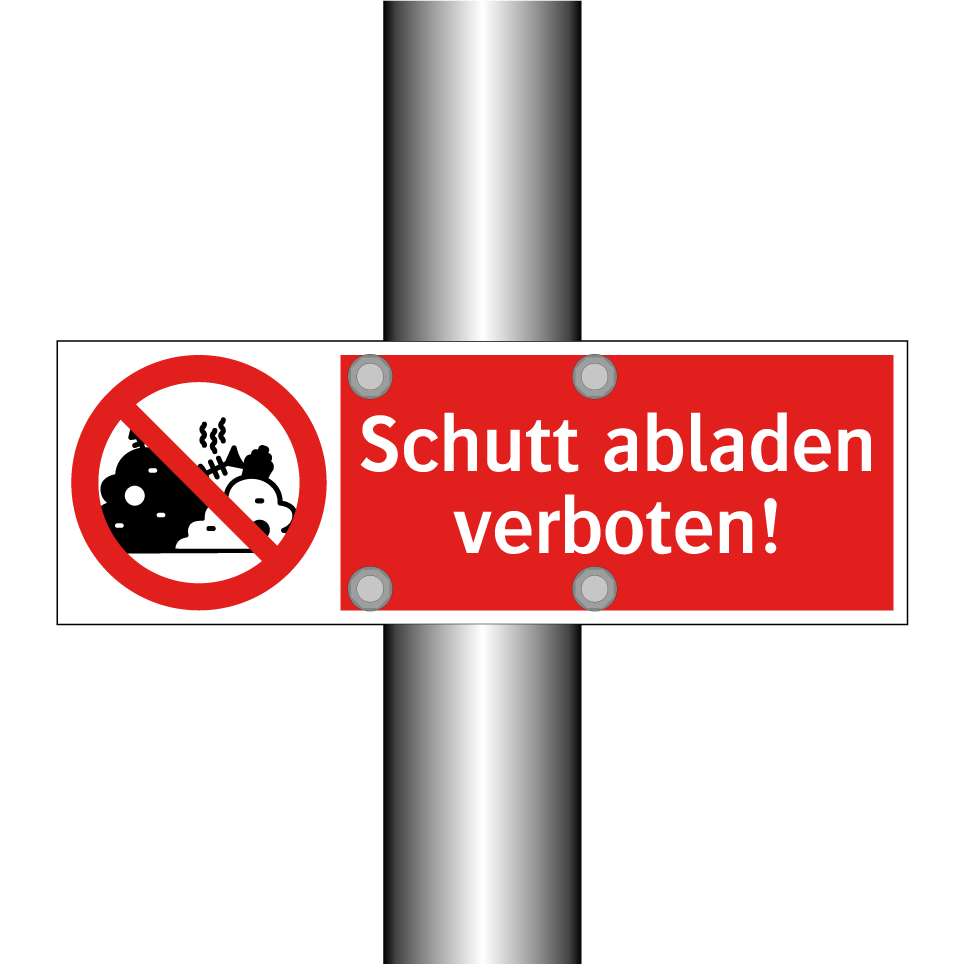 Schutt abladen verboten!