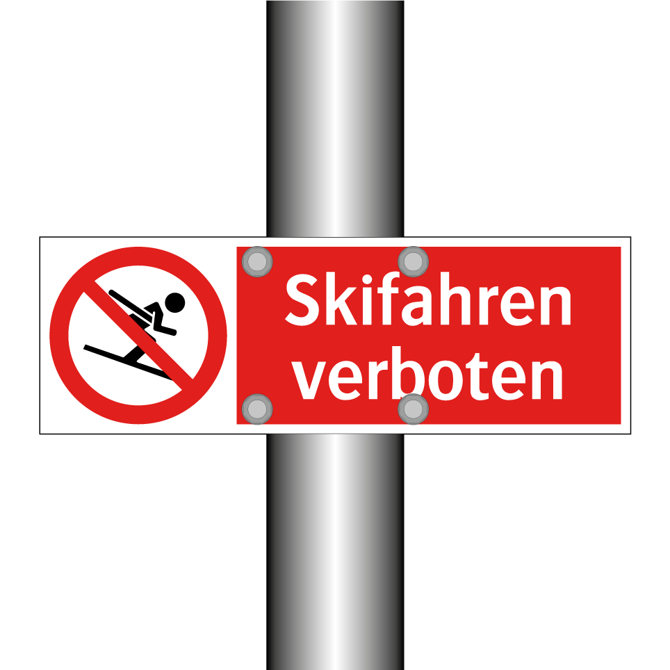 Skifahren verboten