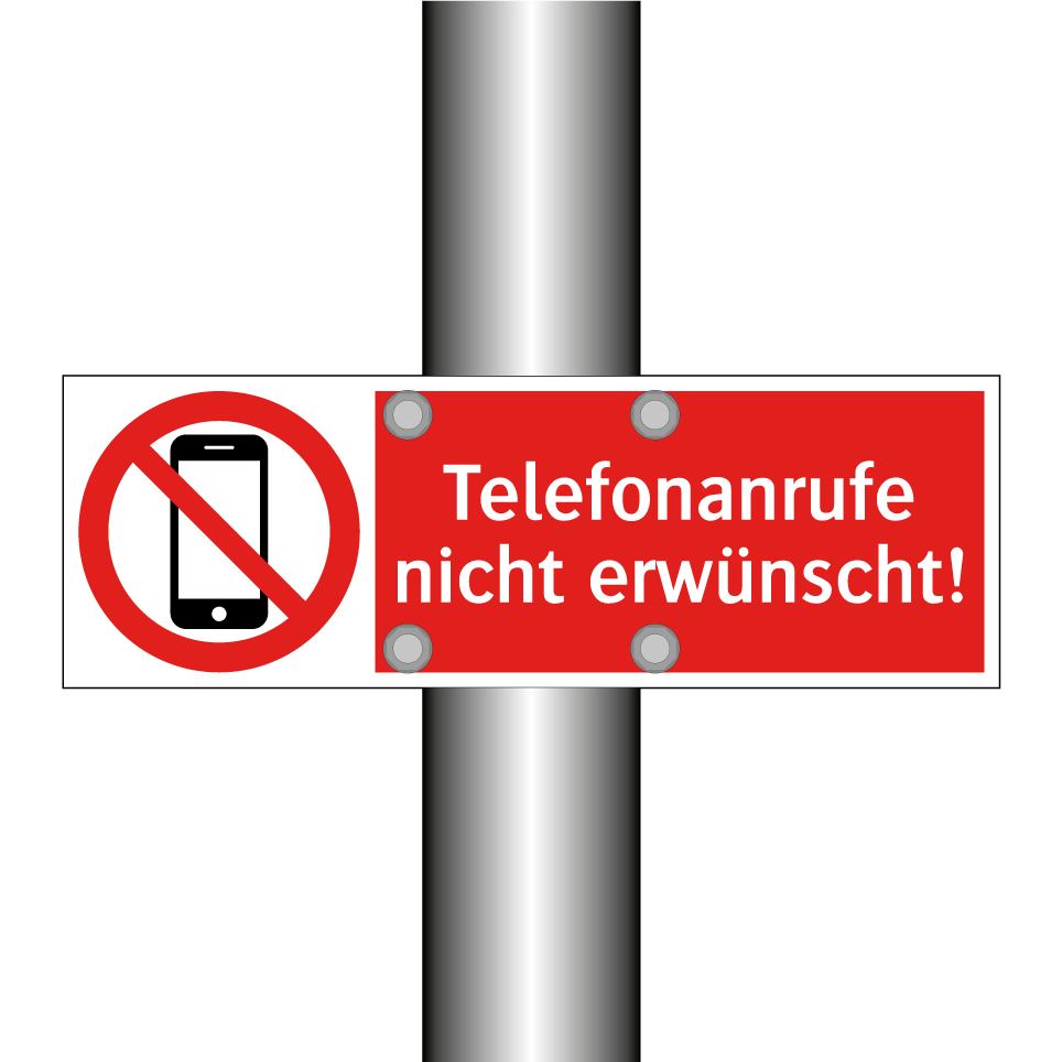Telefonanrufe nicht erwünscht!
