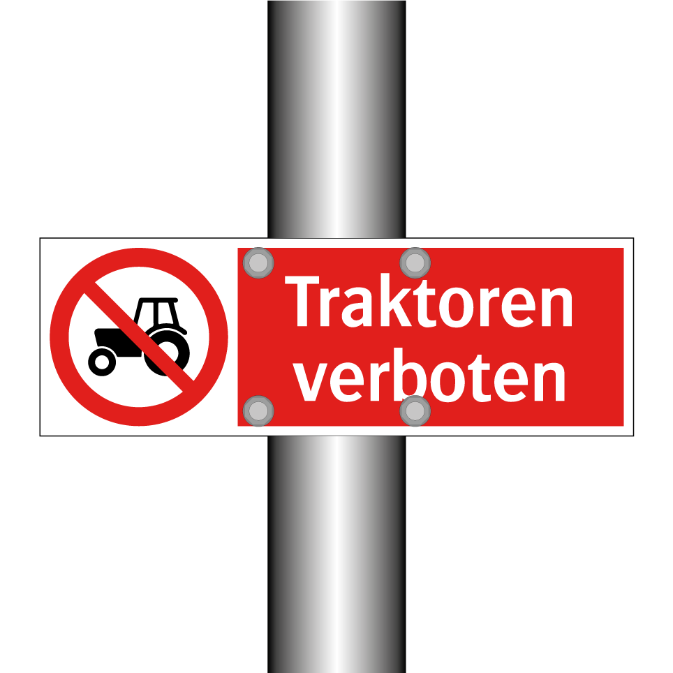 Traktoren verboten