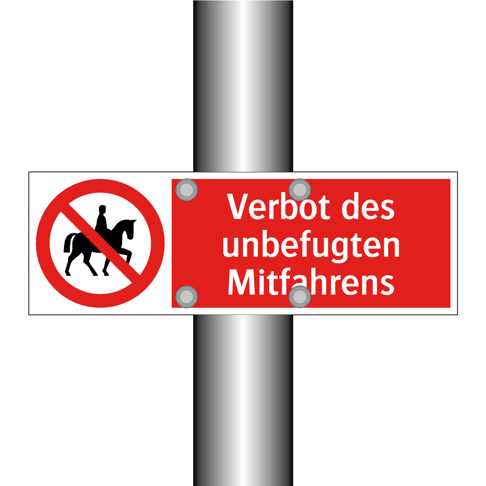 Verbot des unbefugten Mitfahrens