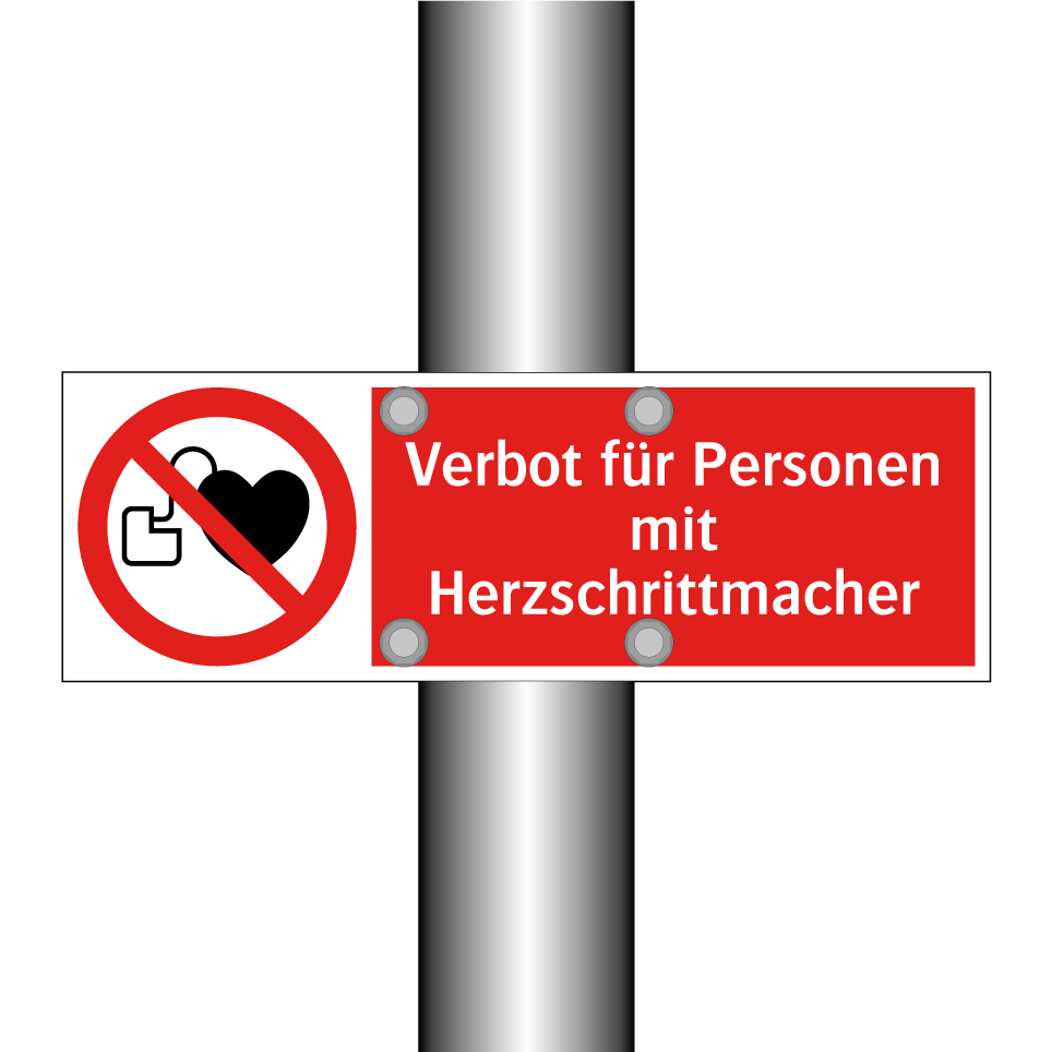 Verbot für Personen mit Herzschrittmacher