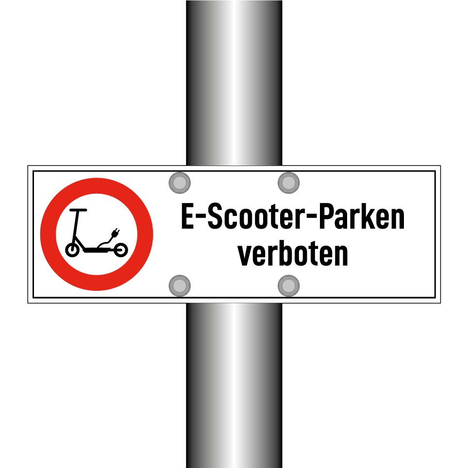 E-Scooter-Parken verboten