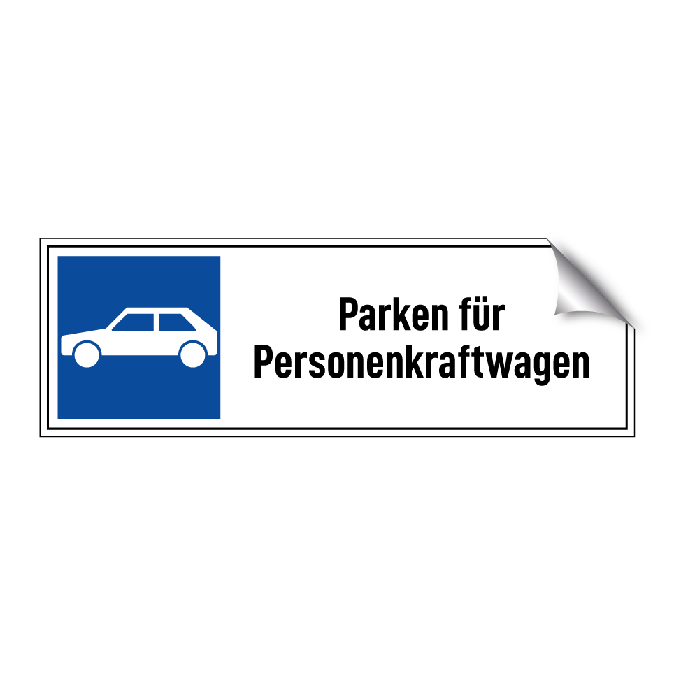 Parken für Personenkraftwagen