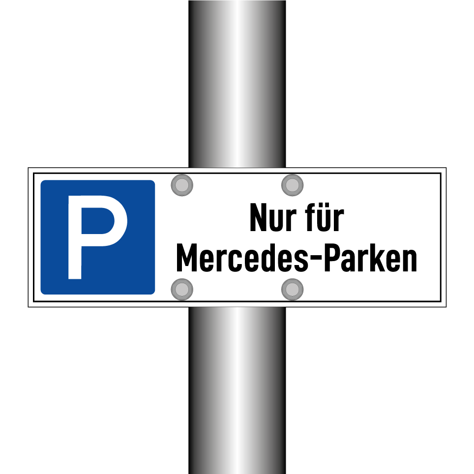 Nur für Mercedes-Parken