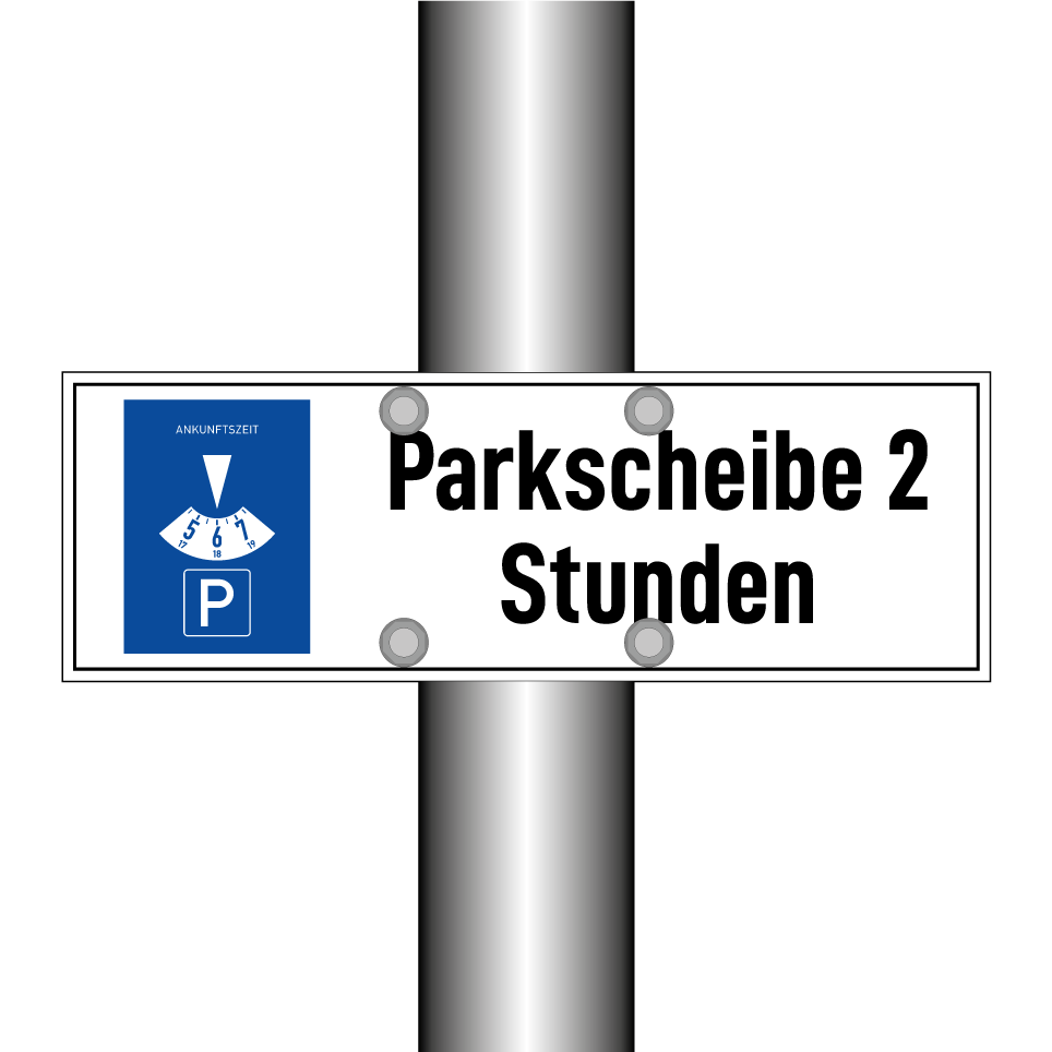 Parkscheibe 2 Stunden