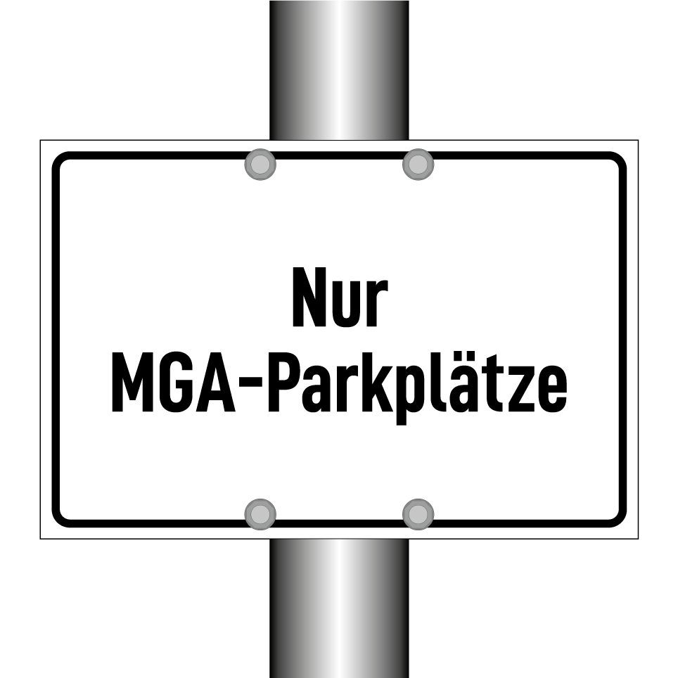 Nur MGA-Parkplätze