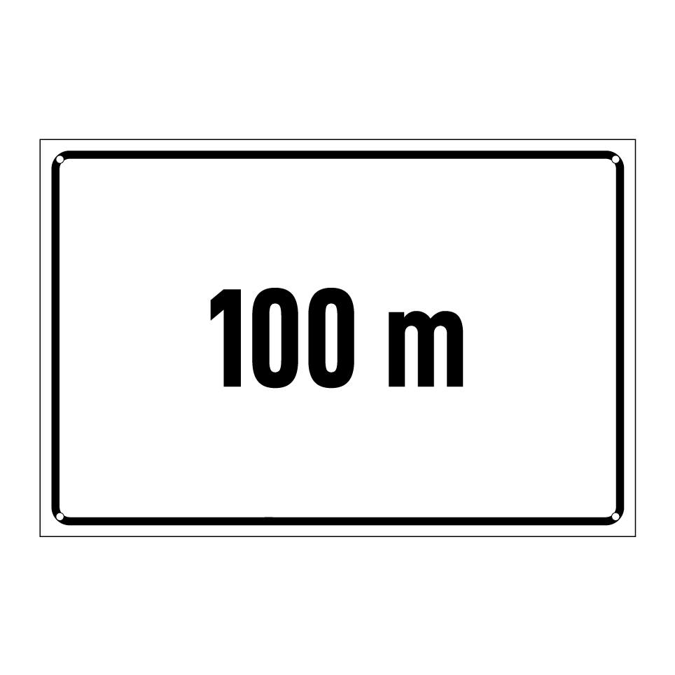 100 m